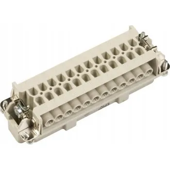 Konektor Zásuvková vložka 24P+PE, samec, 16A 500V, EPIC H-BE 24 SS