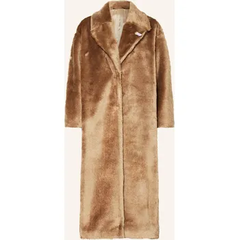 Dámský kabát Boss Dámský Kabát Capony S Mohérem, světle hnědá, 36