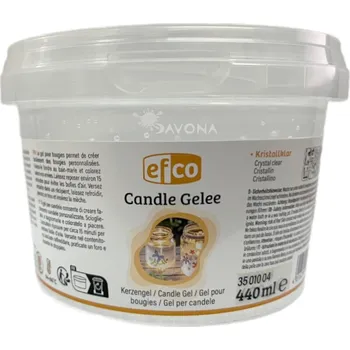 Výroba svíčky Efco Hobby GmbH Gel na výrobu svíček (440 ml)