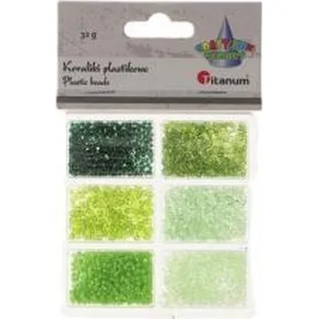 Set školních potřeb Koraliki plastikowe 6 rozmiarów 32g