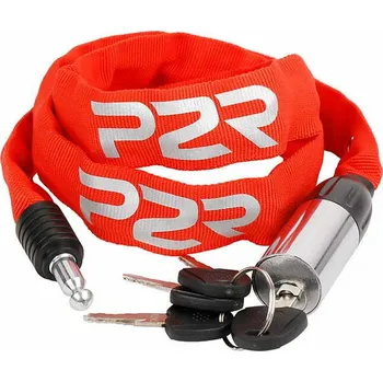 Zámek na kolo P2R AVENIR 4x1100 mm červený (Zámek na jízdní kolo P2R AVENIR 4x1100 mm, řetězový, red)