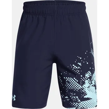 Chlapecké oblečení Chlapecké kraťasy Under Armour UA Tech Woven Graphic 1390018-410 Modrá YMD