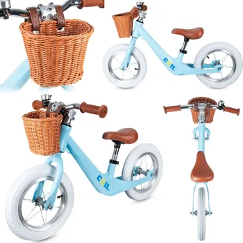 Dětské vozidlo Lebula Hořčíkové cross-country kolo s košíkem modré barvy