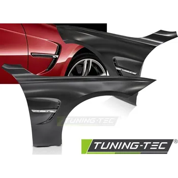 Tuning Přední sportovní blatníky s LED blinkry pro BMW F30 F31 2011-2018 chrom M style