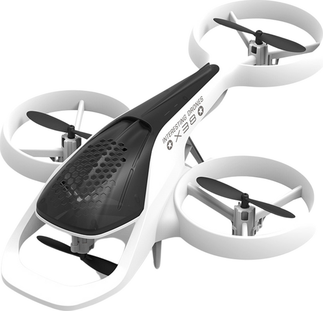 LEAN Toys RC dron X38 SYMA - bílý