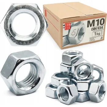 Matice Matice M10 Lun Fix pozinkovaná 934/4032 stříbrná 97 ks