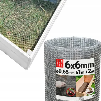 Pletivo Vyvýšený záhon s pletivem proti krtkům a hlodavcům, 1x2 m, oka 6x6 mm, drát 0,65 mm