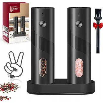 Mlýnek na koření ELEKTRICKÝ MLÝNEK NA KOŘENÍ, SŮL, PEPŘ A BYLINKY - SADA