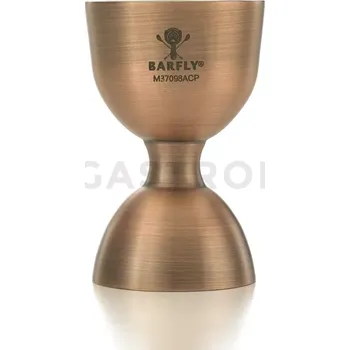 Trekingová hůl Barový odměrka s rovným okrajem, antická měď, 25/50 ml | BARFLY, Bell