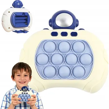 POP IT HRA POP IT FAST PUSH ANTISTRESOVÁ DOVEDNOSTNÍ ELEKTRONICKÁ KONZOLE ZVUK