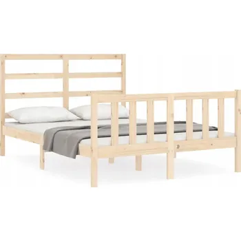 Postel Jednolůžková dřevěná postel VidaXL 160x200 cm, vícebarevná