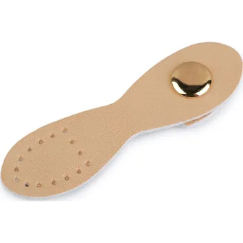 Komponent / zapínání pro výrobu tašek / kabelek / peněženek, barva 1 béžová světlá