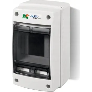 Rozvaděč Rozvodnice GALANT PLUS 1x3 PE+N nástěnná DYMNÁ IP65 1600-01