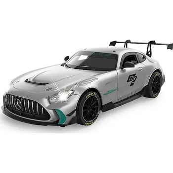 RC model auta Jamara Mercedes-AMG GT2 1:14 stříbrné, 2,4 GHz s manuálním otevíráním dveří