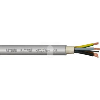 elektrický kabel Řídicí kabel BIT 750 4G2,5 450/750V S61636 Eca /1m