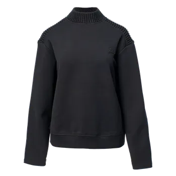 Dámská mikina Dámská Mikina GUESS DORA CN SWEATSHIRT V5BQ13K1981-JBLK – Černá XS