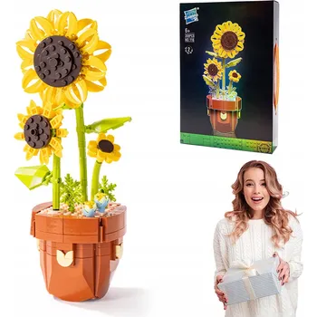 ostatní stavebnice Kytice čerstvých květin stavebnice slunečnice, 359 dílků