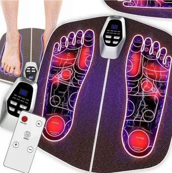 Masážní přístroj ELEKTRICKÝ ELEKTROSTIMULÁTOR SVALŮ EMS MASÁŽNÍ PŘÍSTROJ NA CHODIDLA A RUCE - MASÁŽNÍ PODLOŽKA S REŽIMY