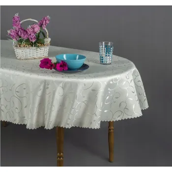 ubrus Obrus na oválný stůl 140 x 220 cm, nešpinivý Cllasic 022/1K