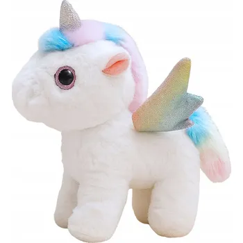 plyšák Interaktivní plyšový jednorožec – pohybuje se, vydává zvuky, bílý, 21 cm