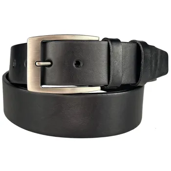 Opasek PENNY BELTS Kožený opasek 504-60 černý - 100 cm