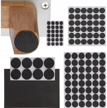 Podložka pod nábytek PLSTĚNÉ SAMOLEPICÍ PODLOŽKY POD NÁBYTEK KŘESLA, SADA 125 KUSŮ