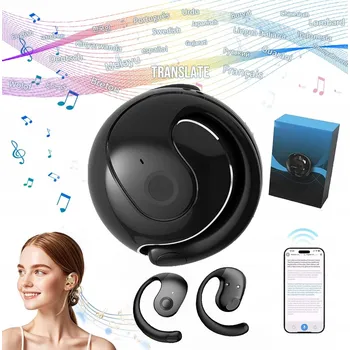 IP kamera Sluchátko s překladačem 144 jazyků, ergonomické, vhodné pro dlouhodobé nošení