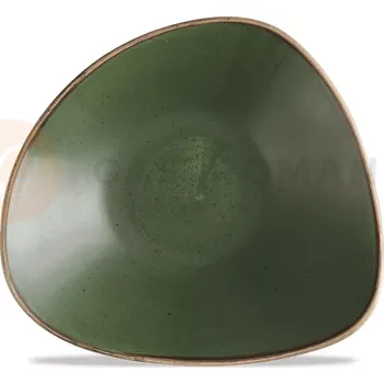 Trojúhelníková miska, 240 mm | CHURCHILL, Stonecast Sorrel Green