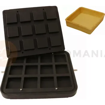 Kuchyňská sůl Hliníková deska na tartaletky 72x72x19 mm pro zařízení 12-40600-DT | NEUMARKER, Square