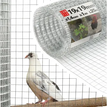 Pletivo Ocelové pletivo Lun Fix pozinkované, oka 19x19 mm, drát 0,80 mm, délka 25 m, výška 1,00 m