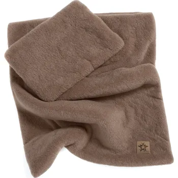 Dětská deka 2D sada polštářek a peřinka Boucle 35x30cm + 55x75cm - hnědá