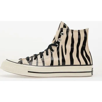 Oblečení a móda Tenisky Converse Glow-In-The-Dark Zebra Print Light Dune/ Black/ Egret EUR 38