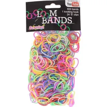 Dětské zboží LOOM gumičky voňavé 600 ks 2