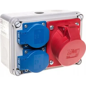 Elektrická zásuvka Elektrická Zásuvka Pce červená