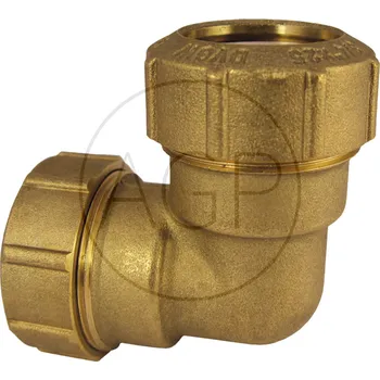 Instalatérský materiál Úhlové šroubení s průměrem vnější trubky 20 mm, přípoj 1/2"