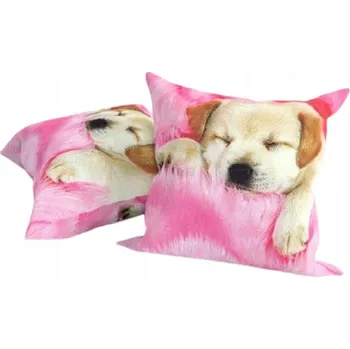 Povlak na polštářek Povlak na polštář 45x45 na spaní ozdobný pejsci psi se psy