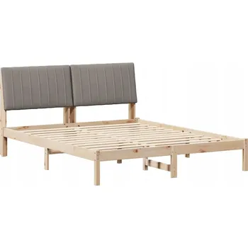 Postel Rámeček postele Hnědý 150 x 200 cm Masivní borovicové dřevo