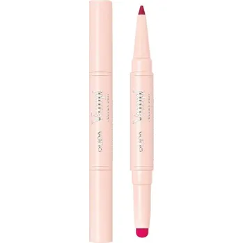 Přípravek na rty PUPA Milano Konturovací tužka na rty & rtěnka Vamp! (Creamy Duo) 0,2 g + 0,8 g 016 Warm Rose + 2 měsíce na vrácení zboží