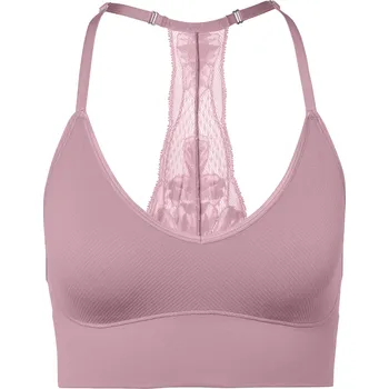 Podprsenka 705785 - Tchibo - Bezešvá podprsenka s krajkou - pro ženy - vel. M 40/42 - barva: fialová