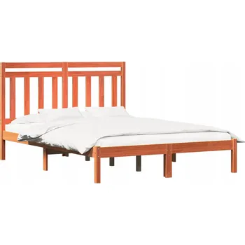 Postel Rám postele s čelo 2 pcs Voskově hnědá 160 x 200 cm