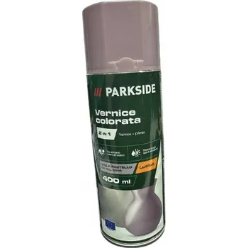 Barva ve spreji Lak ve spreji PARKSIDE 2v1 s podkladem - pastelově fialová lesklá barva 400 ml