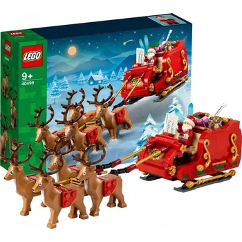 Vánoční dekorace Stavebnice LEGO Icons – Saně Santa Clause 40499