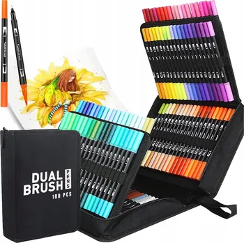 FIXY 100 KS OBOUSTRANNÉ FIXY POPISOVAČE FIXY SET + TAŠKA