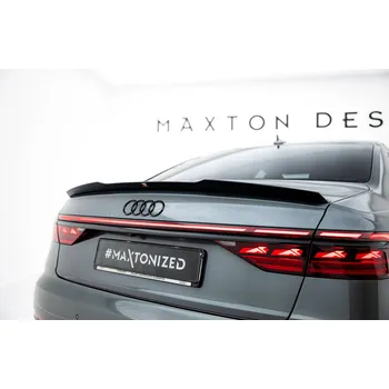 Auto-moto Maxton Design prodloužení spoileru pro Audi S8 D5, černý lesklý plast ABS