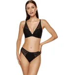 Dámské kalhotky GORTEKS Eclipse lace thong BLACK 46