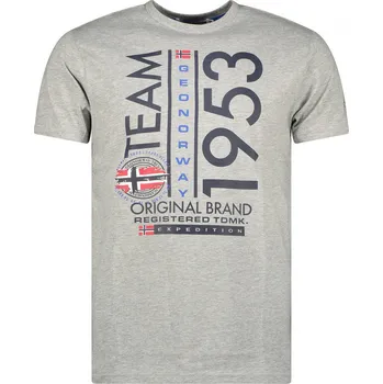 Pánské tričko GEOGRAPHICAL NORWAY tričko pánské JULTIME MEN S šedá