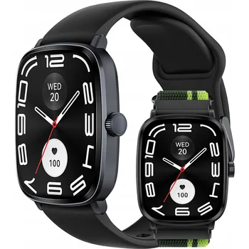 Chytré hodinky Chytré Hodinky Haylou RS5 černé s monitorem srdečního tepu, SpO2 a AMOLED displejem