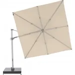 Knirps KNIRPS 320 x 320 cm - luxusní výkyvný zahradní slunečník s boční tyčí : Barva slunečníku - Přírodní