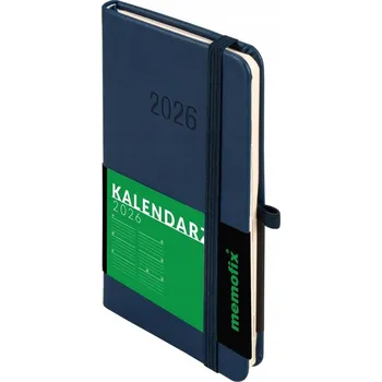 Kalendář Knižní kalendář 2026 A6 Antra modrý