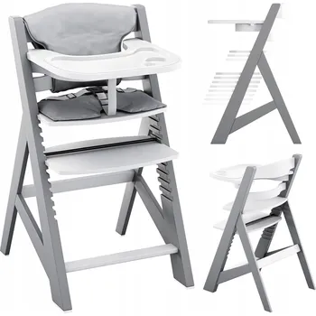Jídelní židlička Jídelní židlička 4v1 Tulano Morsel 40 šedobílá, pro děti až do 12 let